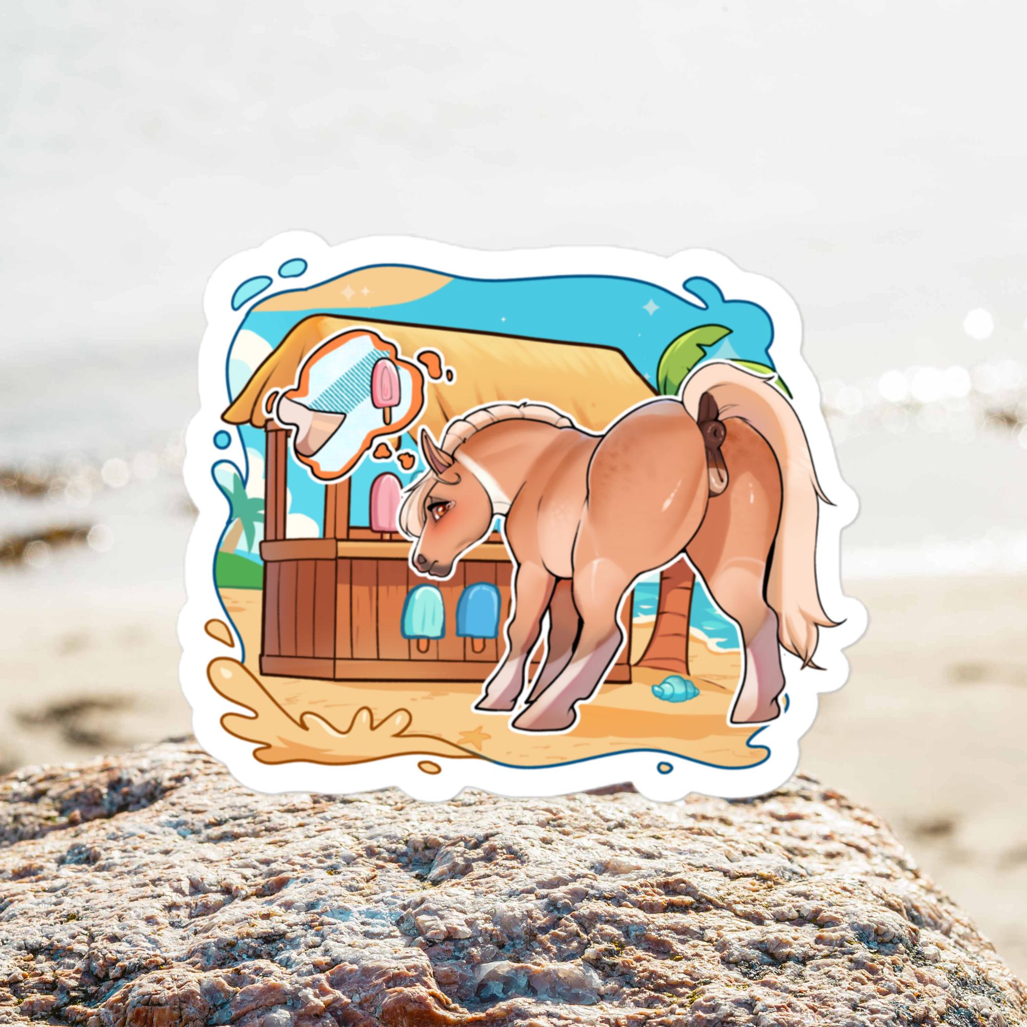 Milk at the Beach Bar Sticker