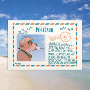 Postcard from Silky Mane Back