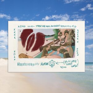 Postcard from Silky Mane Front