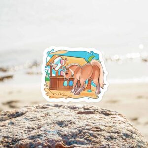 Milk at the Beach Bar Stickers