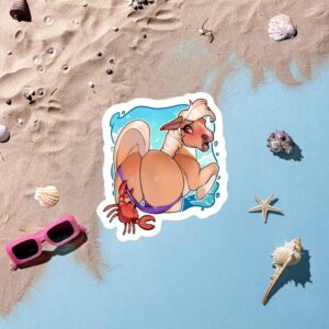 Milk Feelin Crabby Stickers